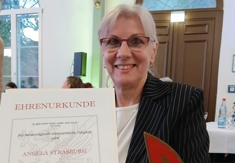 Angela Straßburg erhält Ehrenamtspreis 2025
